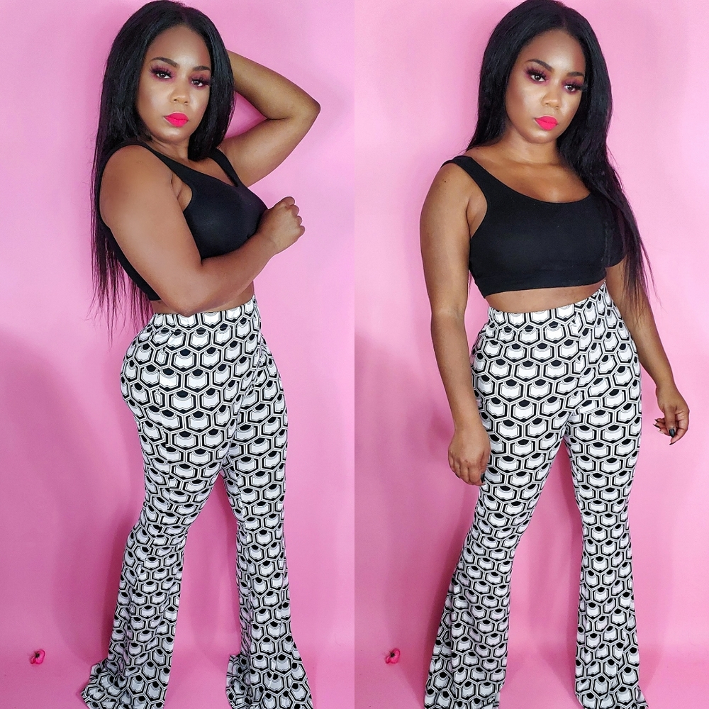 " Canvas" Print bell bottoms